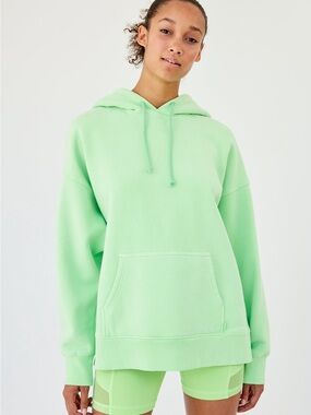 Aritzia Mint Green Oversized Pullover Hoodie